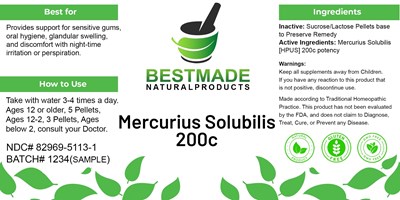 Mercurius Solubilis (Mercurius Solubilis 200c)